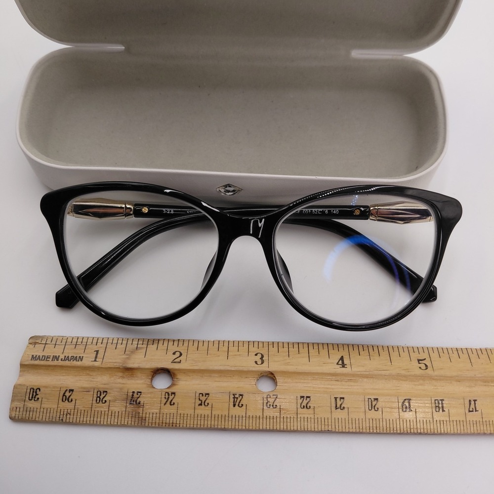 Swarovski SK5311 Womens Plastic Eyeglass & Case Frame Only Crystals Black Luxury - Picture 8 of 11